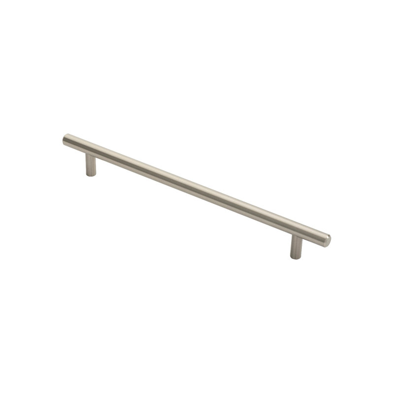Steel T-Bar Handle, Satin Nickel, 1.2 x 28.4cm
