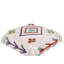 Deveraux Geometric White Square Floor Cushion