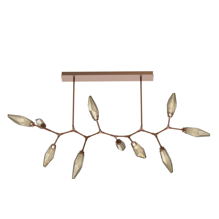 Rock Crystal Modern Branch Chandelier By Hammerton