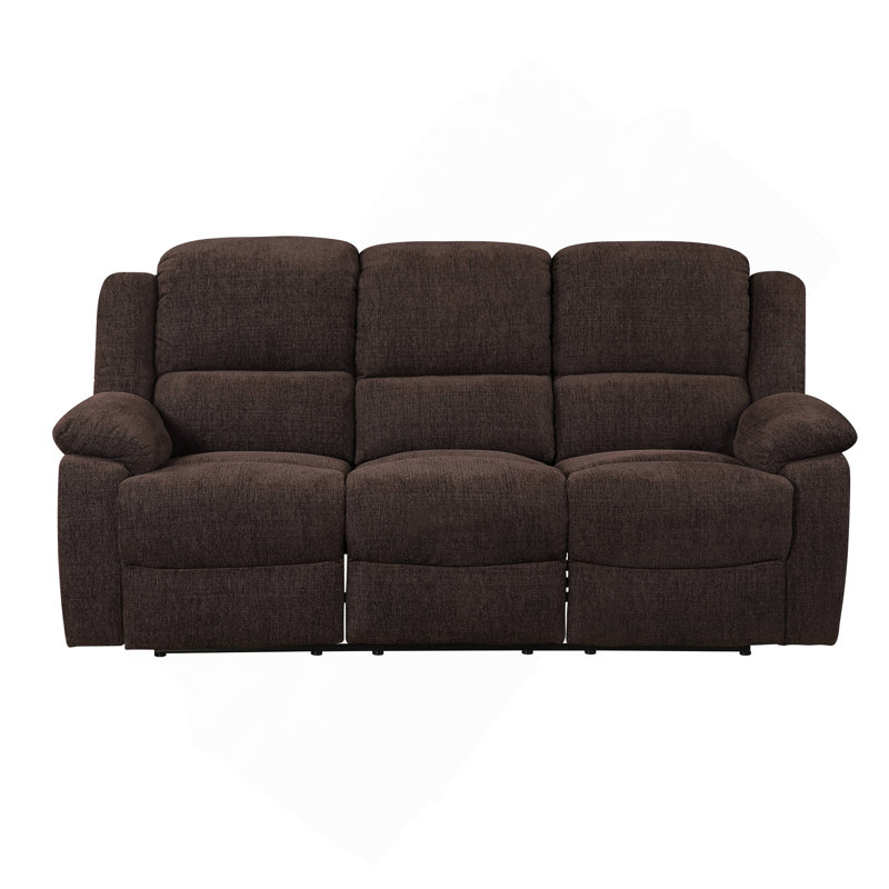 Madden Brown Chenille Motion Sofa
