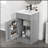 18"Bathroom Vanity With Sink And Adjustable Shelf-8398099