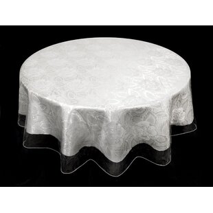 RostiKong 36 Inch Clear Plastic Round Table Top Protector PVC Tablecloth  Cover Vinyl Cover Easy Clean