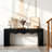 63-Inch Long Sofa Table, Farmhouse Wood Console Entryway Table-1813103692