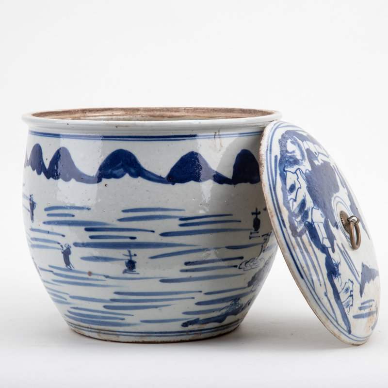 Handmade Porcelain Ginger Jar