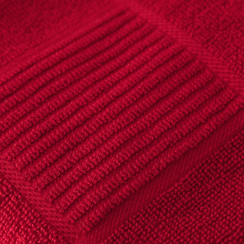 T-fal Solid and Check Dish Cloth, Red