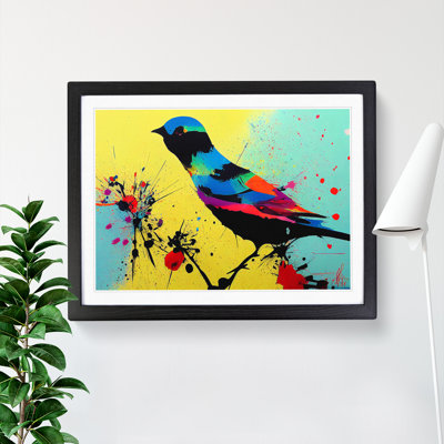 Bird Splash Vol.2 Abstract - Single Picture Frame Print
