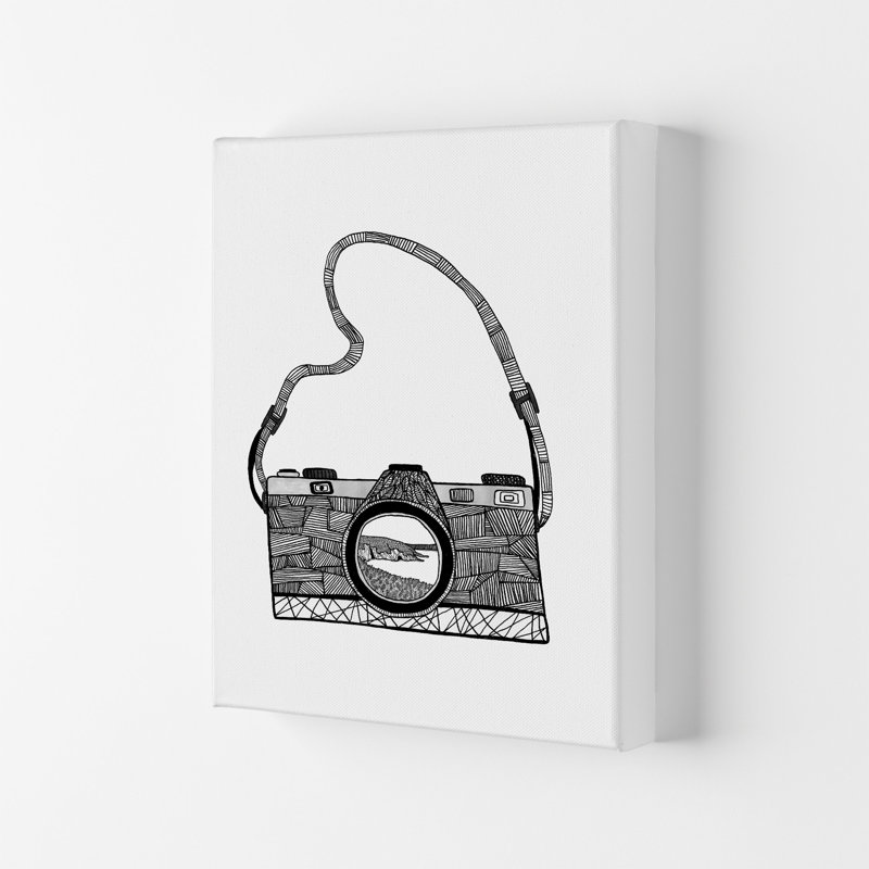 Camera by Carissa Tanton - Wrapped Canvas Print, 29.7cm H x 21cm W x 4cm D