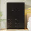 Wardrobe Closet With 3 Drawers And Mirrior-1115317441