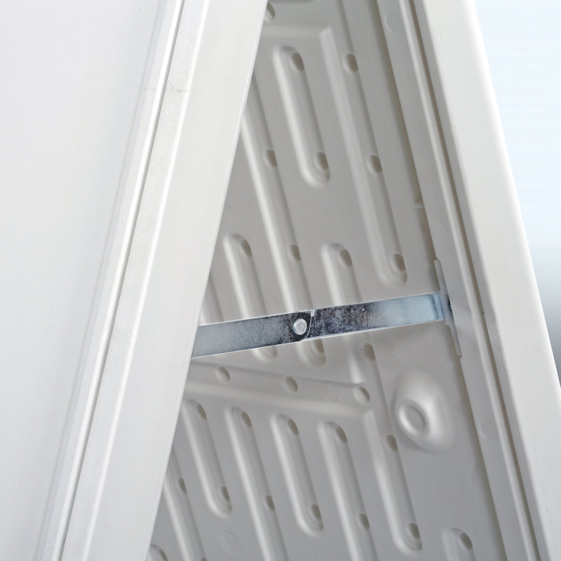 Enseigne tridimensionnelle blanche avec cadre en A et lentille de protection 24 po x 36 po