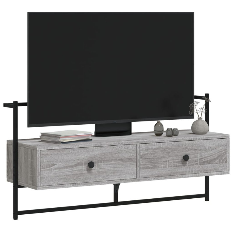 Unfinished TV Stand for TVs up to 43", Grey Sonoma