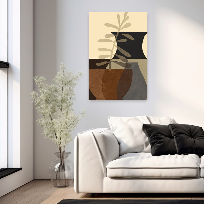 Art contemporain, art contemporain abstrait, H 36 po x l 24 po