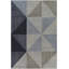 Kennedy Wool Geometric Area Rug in Beige-613036499