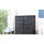 Fabric chest of drawers, storage cabinet, sideboard for living room with 12 fabric drawers, chest of drawers for bedroom or hallway, chest of drawers for kitchen, office, hallway, or bedroom