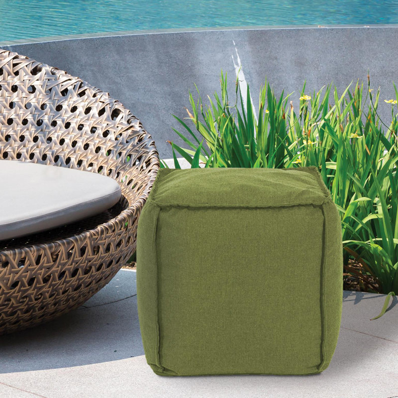 Repose-pieds carré Sunbrella 20 "Montano, Moss