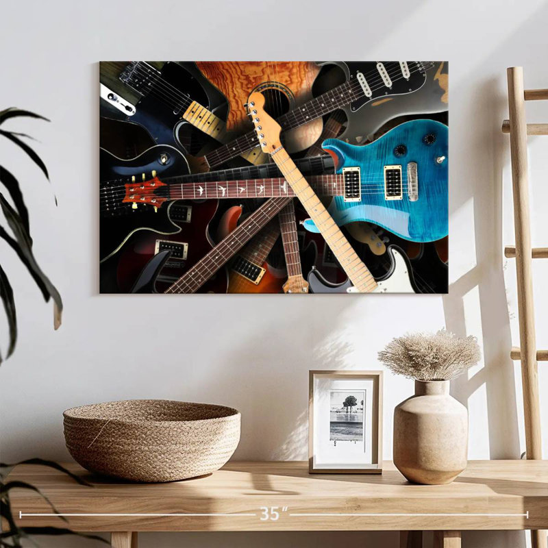 Abarca Guitar Collection, 16" H x 24" W