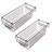 Stackable Metal Storage Baskets (Set of 2)-666800547-666800546