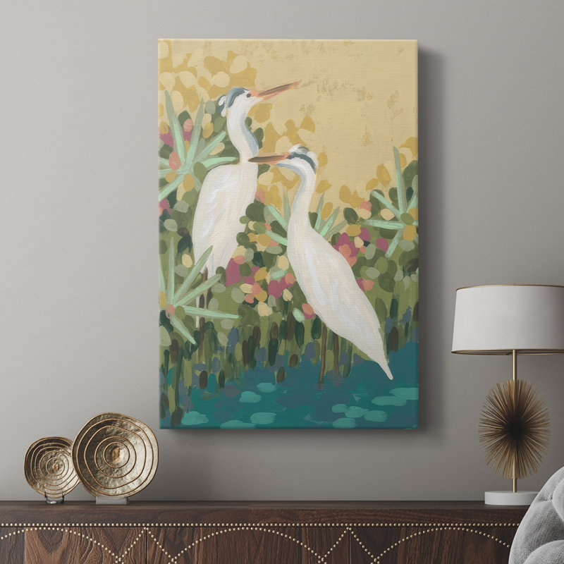 Heron Lagoon I - galerie sur mesure, H 18 po x l 12 po