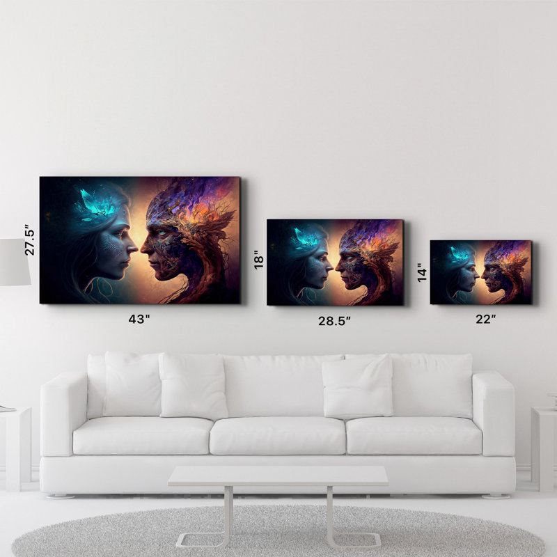 Elegant Tempered Glass Painting, 27.6 x 43.3 Inches | 100% Tempered Glass, Thickness: 0.16 Inches | UV Printed Artwork, Perfect for Home Decor & Modern Interiors, Stunning Visuals for Any Room