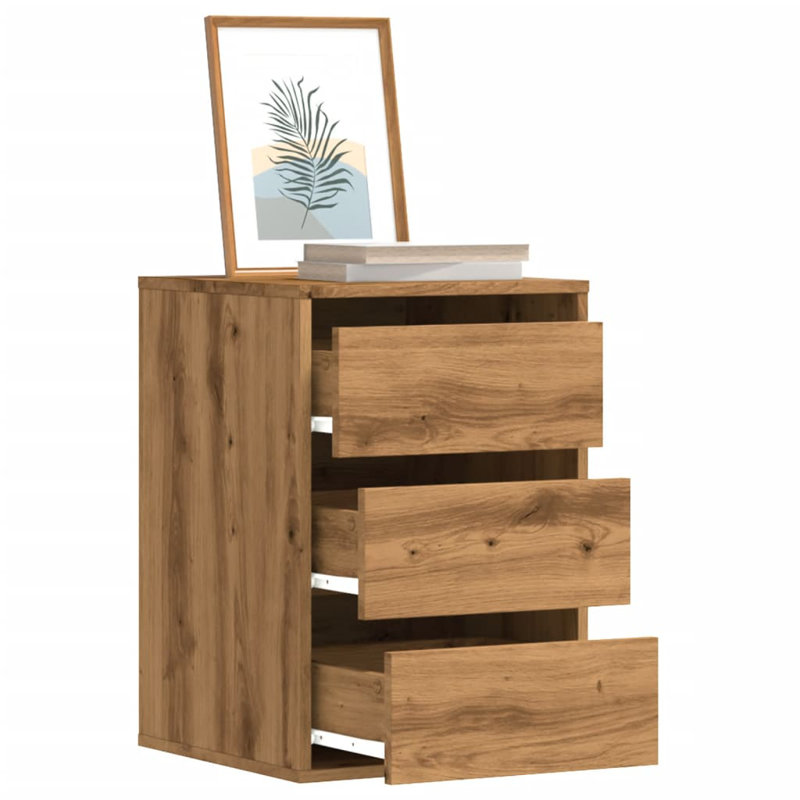 Asmarina Rectangle Accent Chest, 58cm H x 40cm W x 41cm D, Artisian Oak