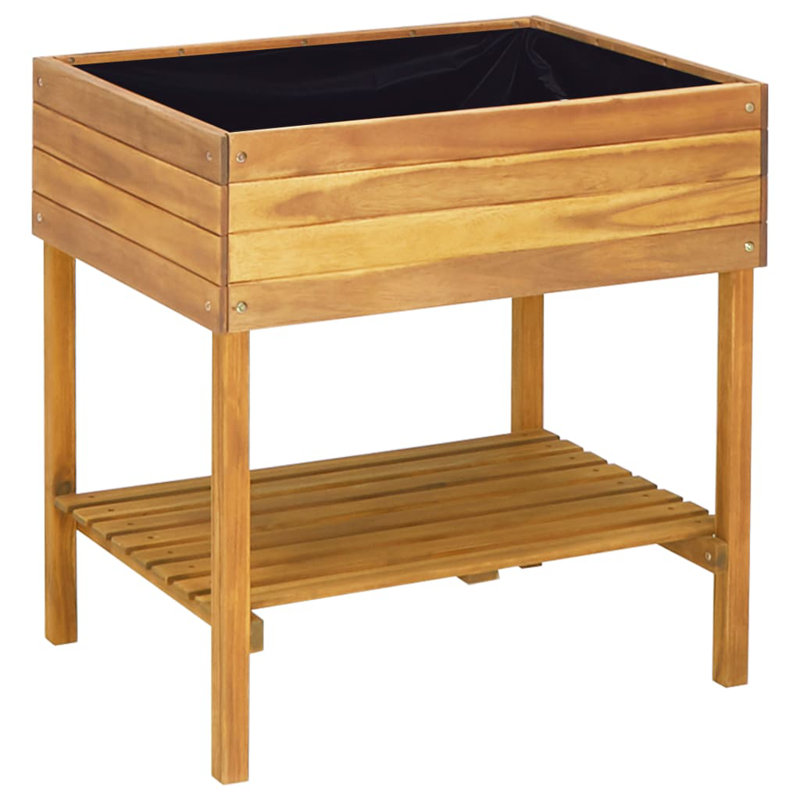 Jardinière surélevée avec jardinière et jardinière, 30,9 po x 23 po x 30,9 po