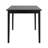 Stackhouse 60" Finish Dining Set - 5-Piece, Black Dining Table And Low Back Windsor Dining Chairs-588485428