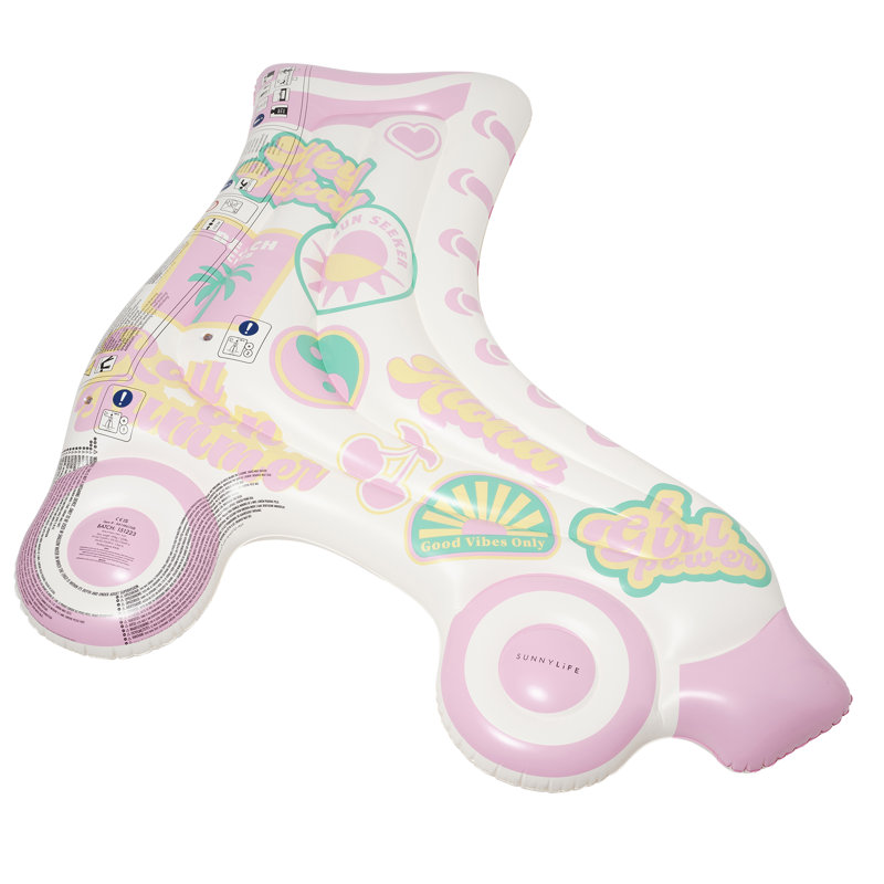 Sunnylife: Kids Lie-On Float - Summer Sherbert - Roller Skate Inflatable Pool Lounge
