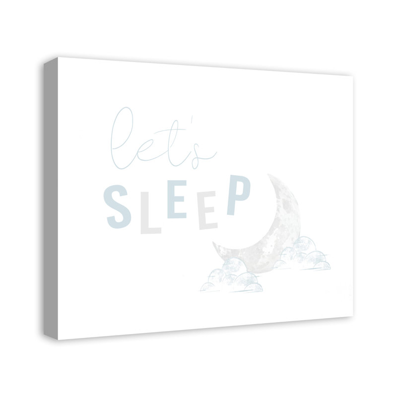 «Lets Sleep Moon», art sur toile, H 24 po x l 20 po x P 1,25 po