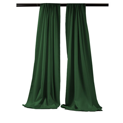 Paire de rideaux semi-transparents en polyester Angiens