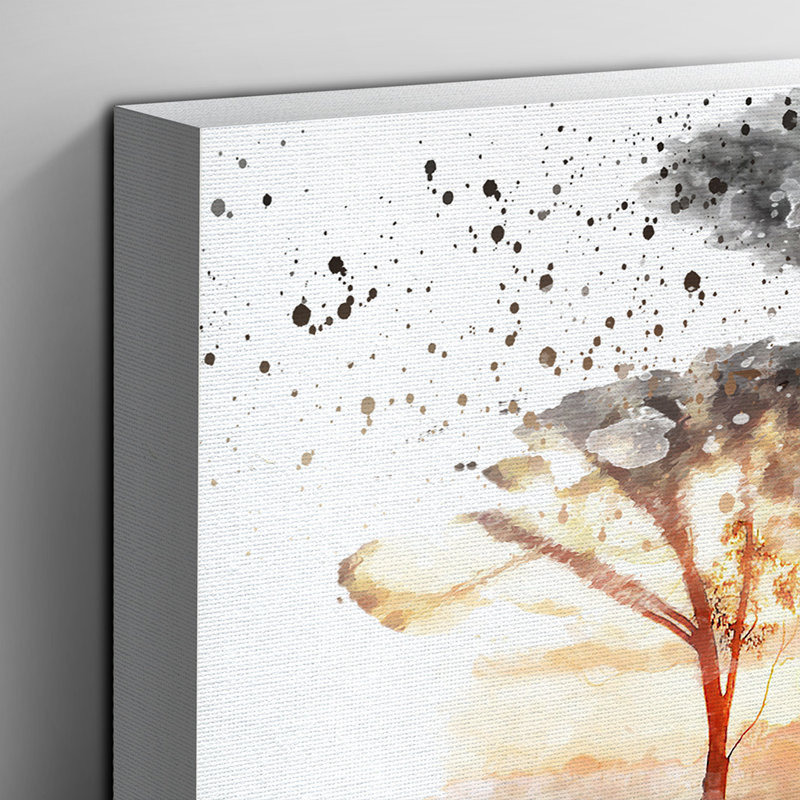 Golf Landscape - Wall Art, 50cm H x 76cm W x 3cm D, Wrapped Canvas