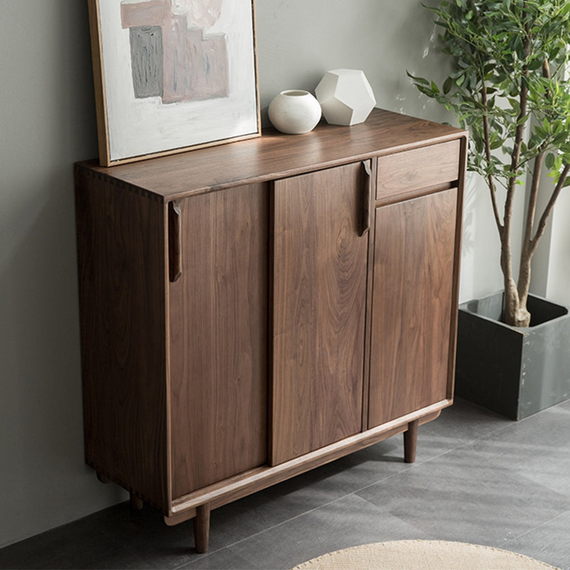 Retro simple storage shoe cabinet