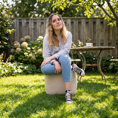 Breseis Outdoor Ottoman Pouf