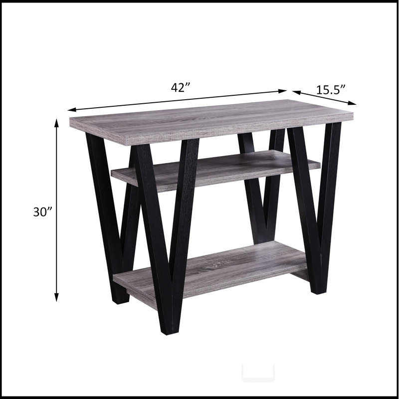 Antique Grey and Rectangle Sofa Table