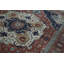 Wool Oriental Area Rug in Rust/Blue/Beige