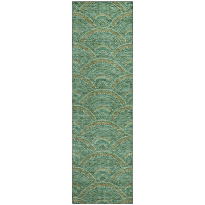 Premium Machine Washable Prisco Sage Rug