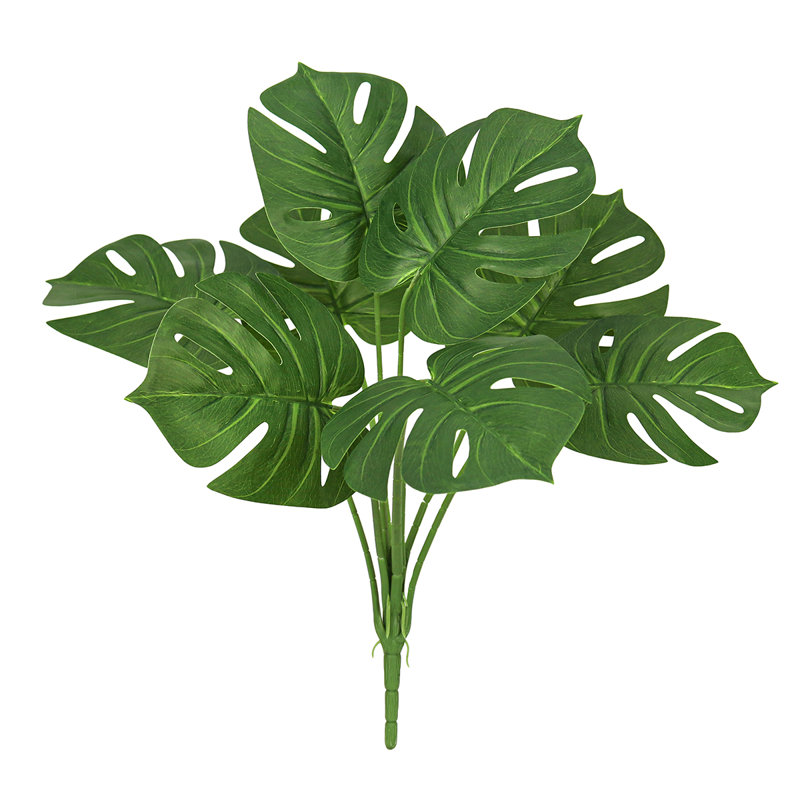 Artificial Split Leaf Philodendron Monstera Greenery Bush