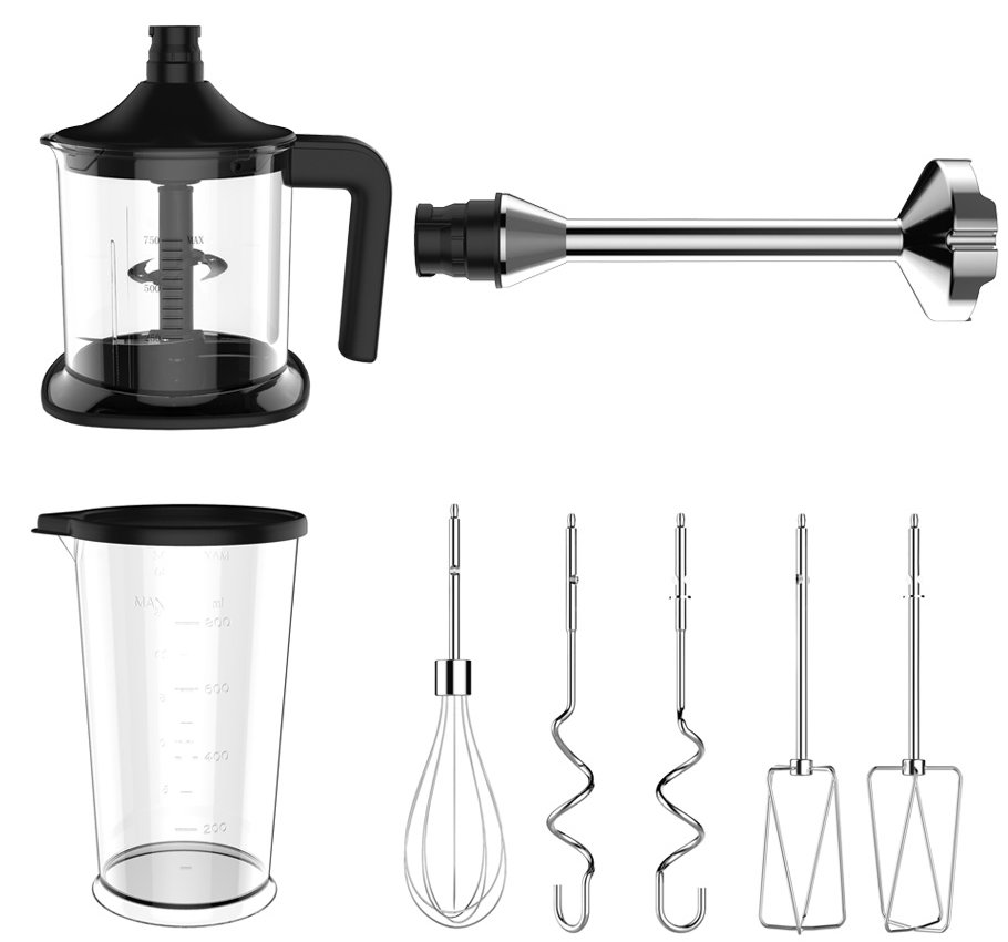 Handmixer Pro Design mit 5 Geschwindigkeitsstufen