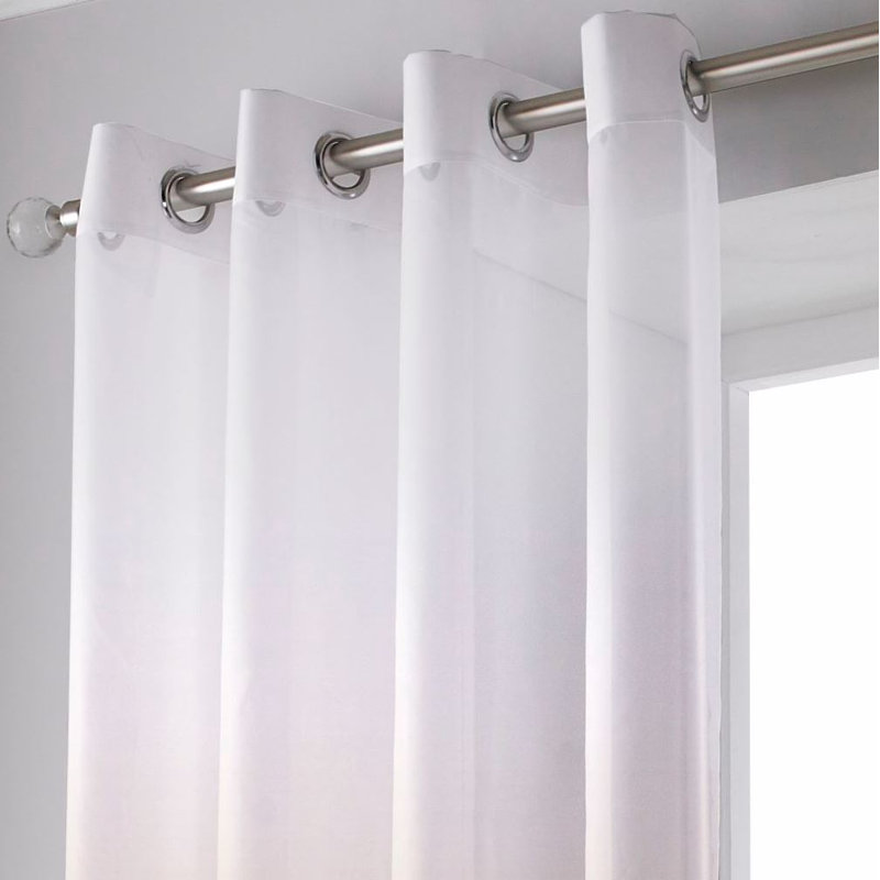 Donley Sheer Curtain Single Panel, Lime