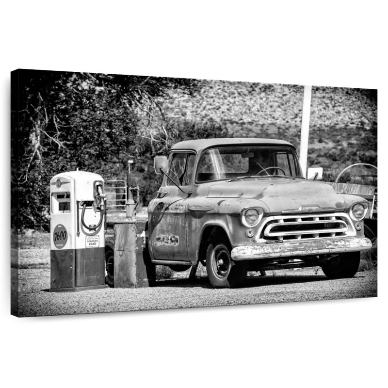 Mehar Old Chevrolet Gas Station, 34" H x 51" W
