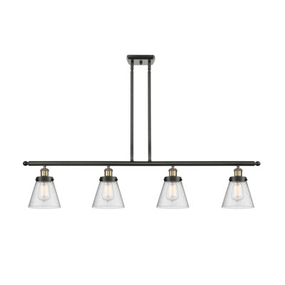 Luminaire suspendu pour îlot de cuisine 4 lumières Wilmoth