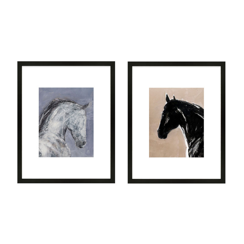 Spirit & Essence Painting by Ivo Stoyanov, Black Framed Paper, 20" H x 32" W