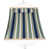 Bleu marine / rayures vert foncé