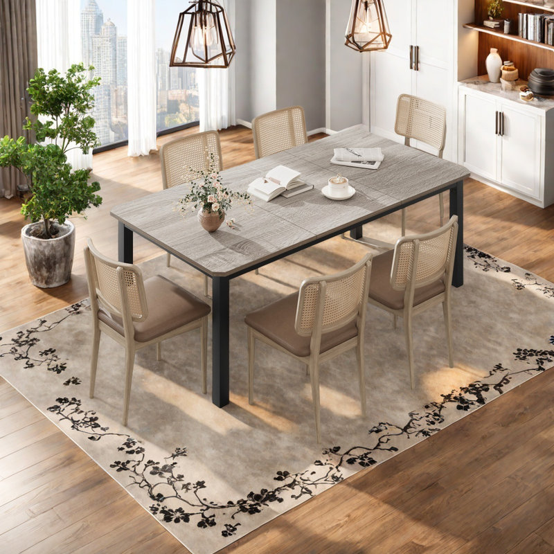 6 - Person Dining Set, Grey
