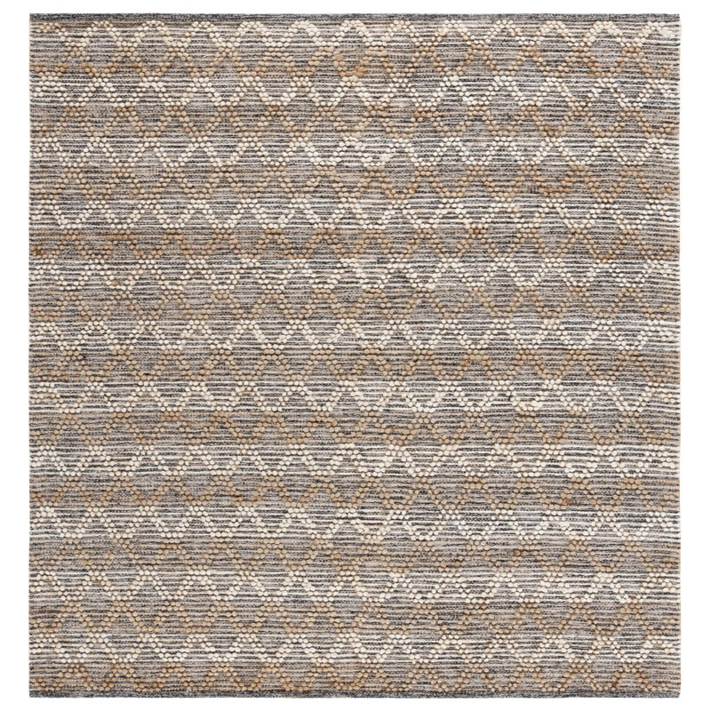 Tapis en fibre naturelle 382 Americus, Carré 6 pi