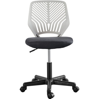 color Mid-Back Armless Mesh Padded Swivel Task Office Chair