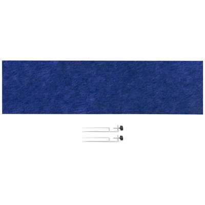 Soundsorb Edge Clip Desktop Privacy Panels - 48" X 12" Rectangular