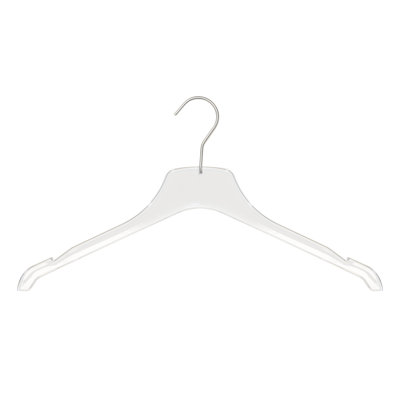 Friesen Plastic Standard Hanger for Dress/Shirt/Sweater