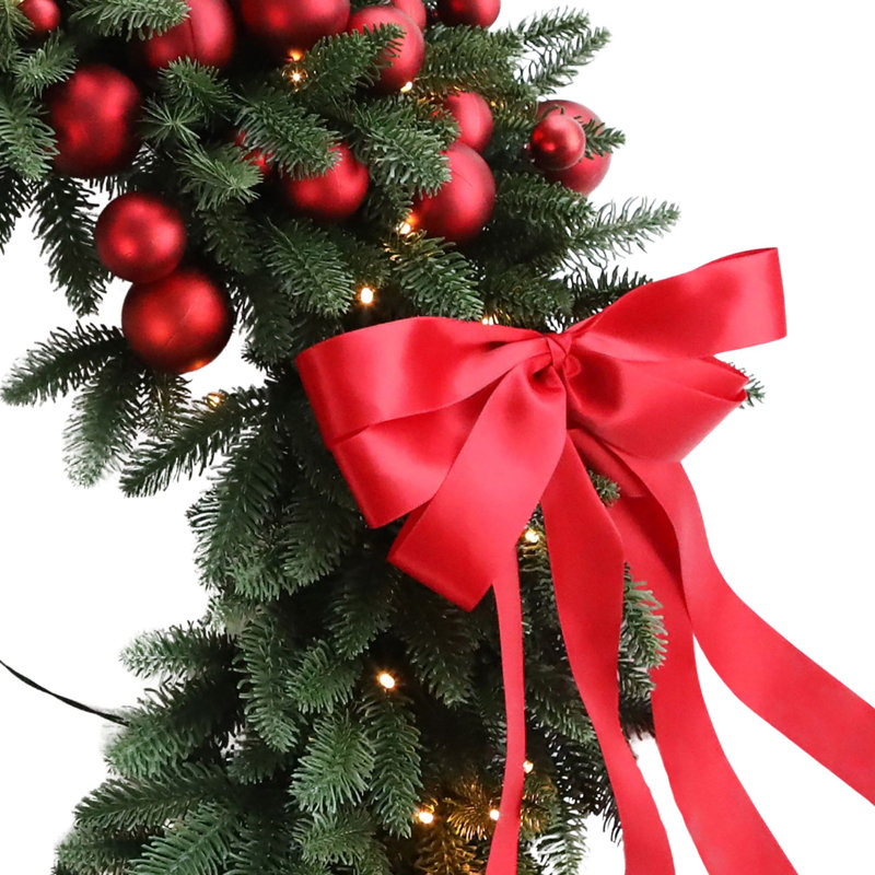 Couronne de Noël pré-éclairée Greyson