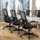 Neeya Ergonomic Mesh Office Chair with Flip-Up Arms