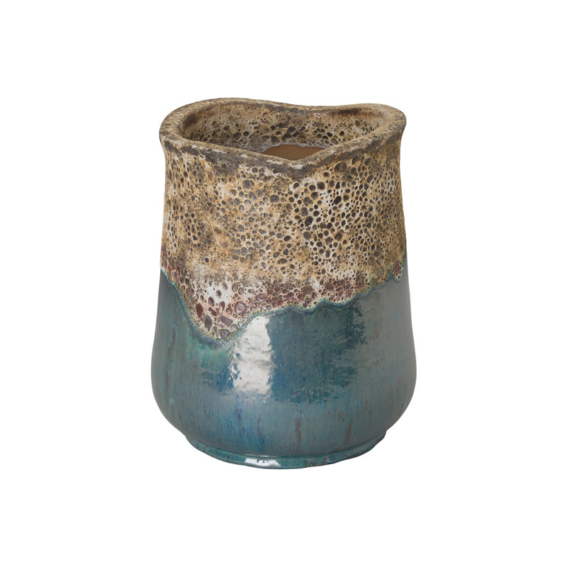 Billitteri Handmade Ceramic Pot Planter, 22" H x 17" W x 17" D
