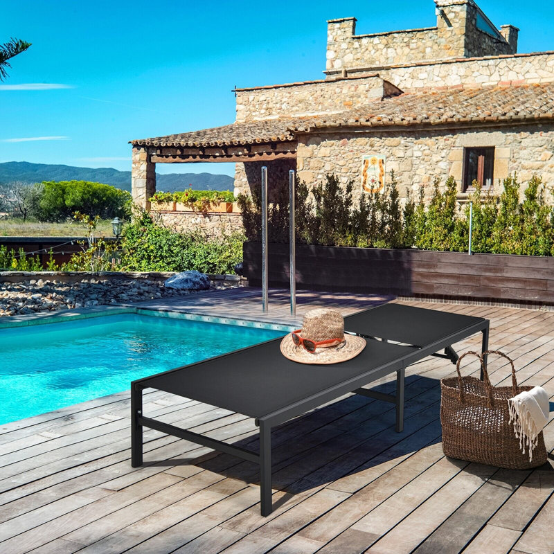 Ivannia 198cm Long Reclining Single Lounger
